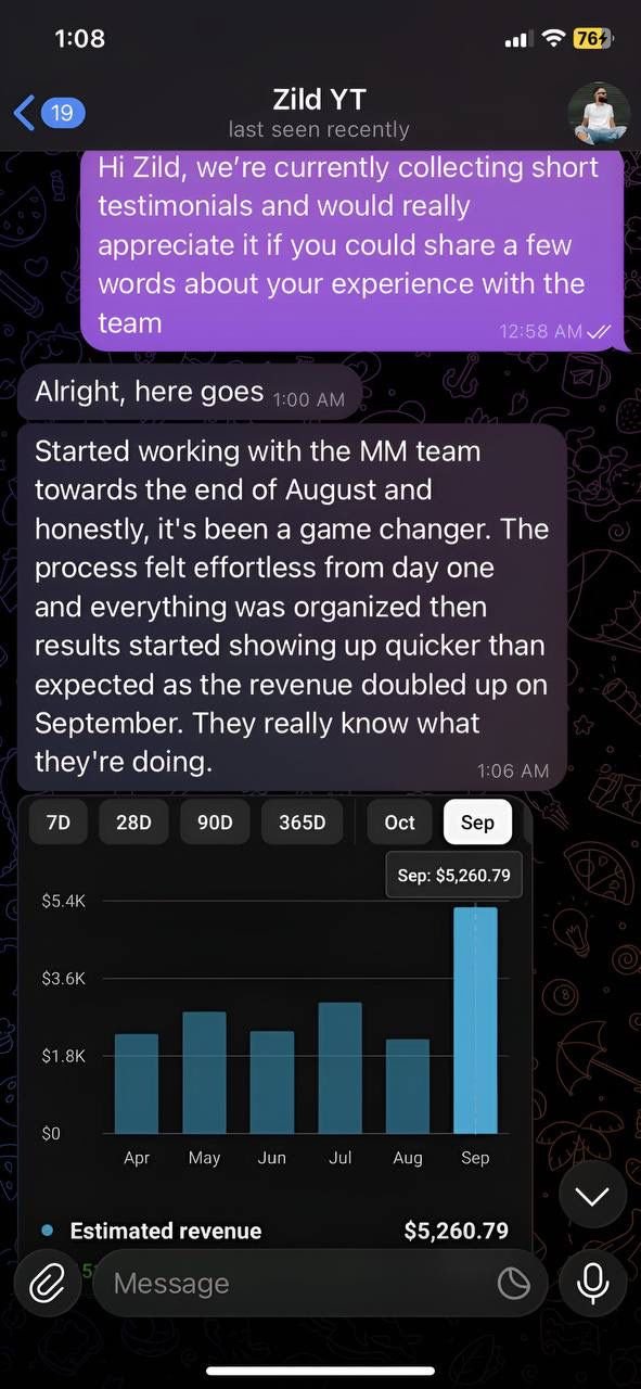 Monetization Masters - Testimonials #11