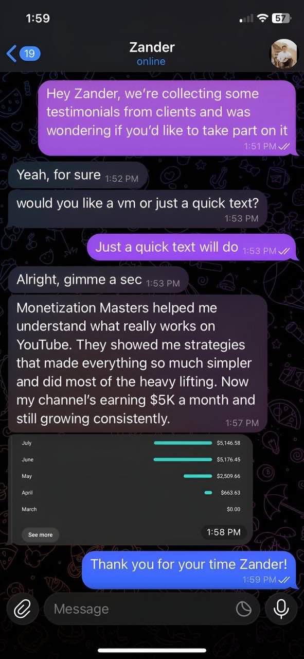 Monetization Masters - Testimonials #6